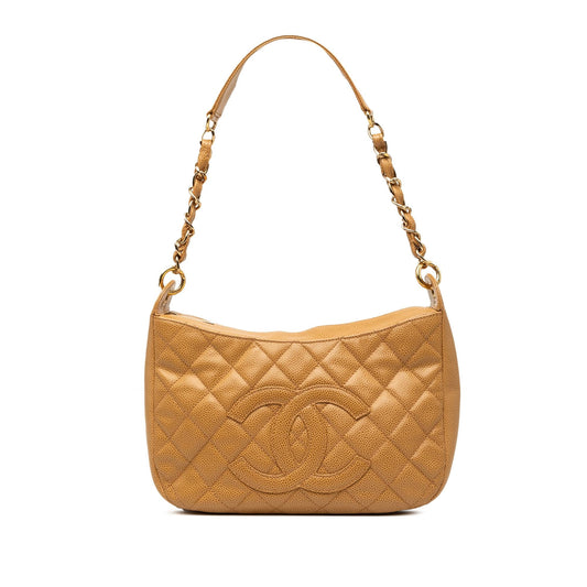 Chanel CC Quilted Caviar Timeless Shoulder Bag