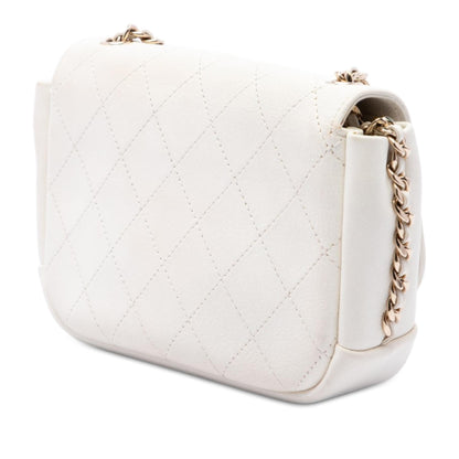 Chanel CC Quilted Goatskin Casual Trip Flap
