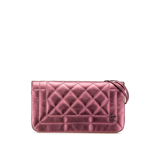 Chanel CC Quilted Iridescent Calfskin Full Single Flap