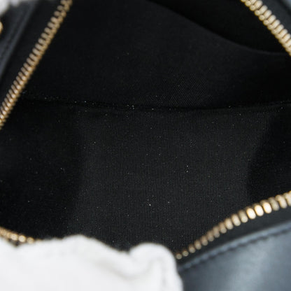 Chanel CC Quilted Iridescent Lambskin Pearl Round Clutch with Chain