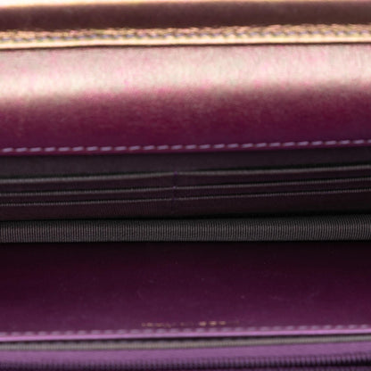 Chanel CC Quilted Iridescent Lambskin Wallet on Chain