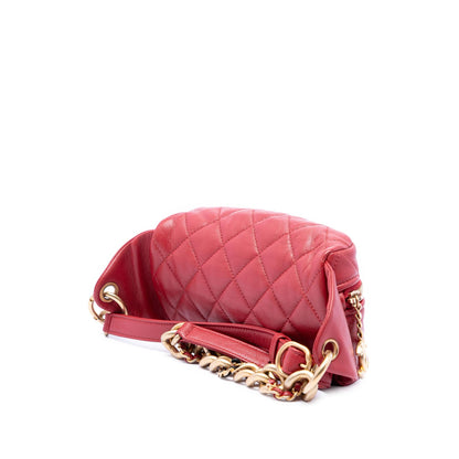 Chanel CC Quilted Lambskin Belt Bag
