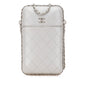 Chanel CC Quilted Lambskin Chain Around Phone Holder