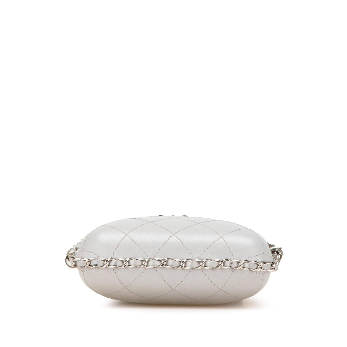 Chanel CC Quilted Lambskin Chain Around Phone Holder