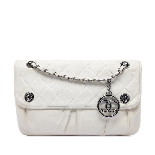 Chanel CC Quilted Lambskin Double Turnlock Flap