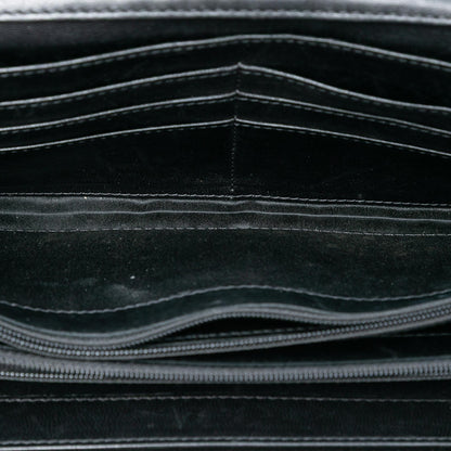 Chanel CC Quilted Lambskin East West Wallet on Chain