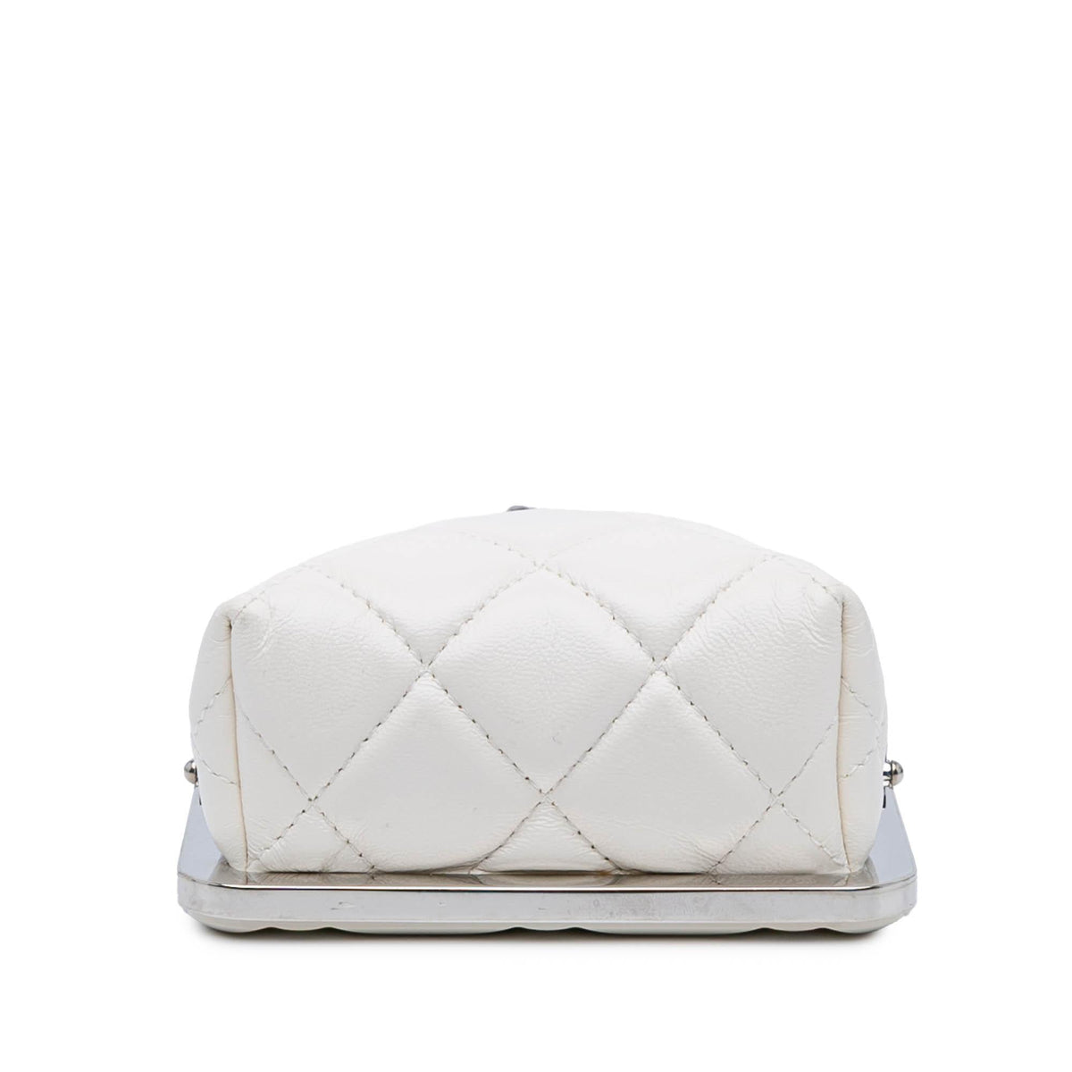 Chanel CC Quilted Lambskin Evening Clutch
