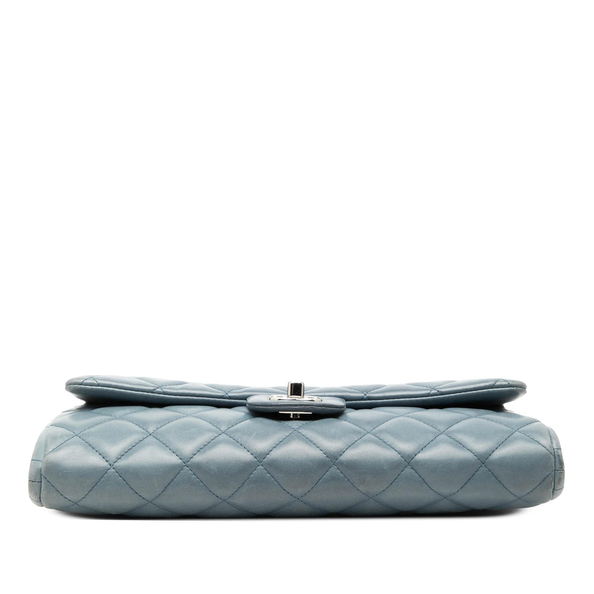 Chanel CC Quilted Lambskin Flap Clutch with Chain