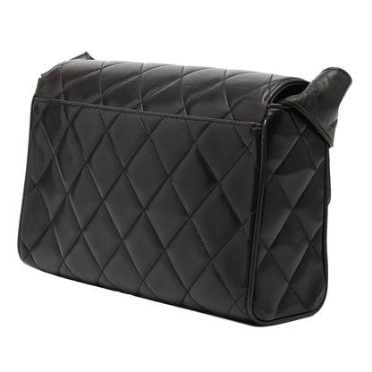 Chanel CC Quilted Lambskin Flap Crossbody