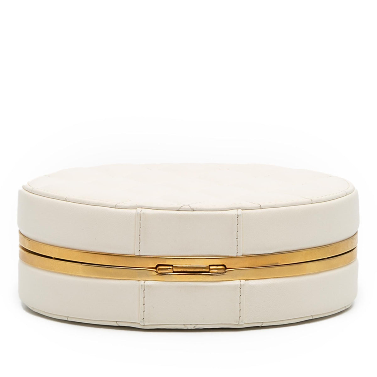 Chanel CC Quilted Lambskin Frame Vanity Case