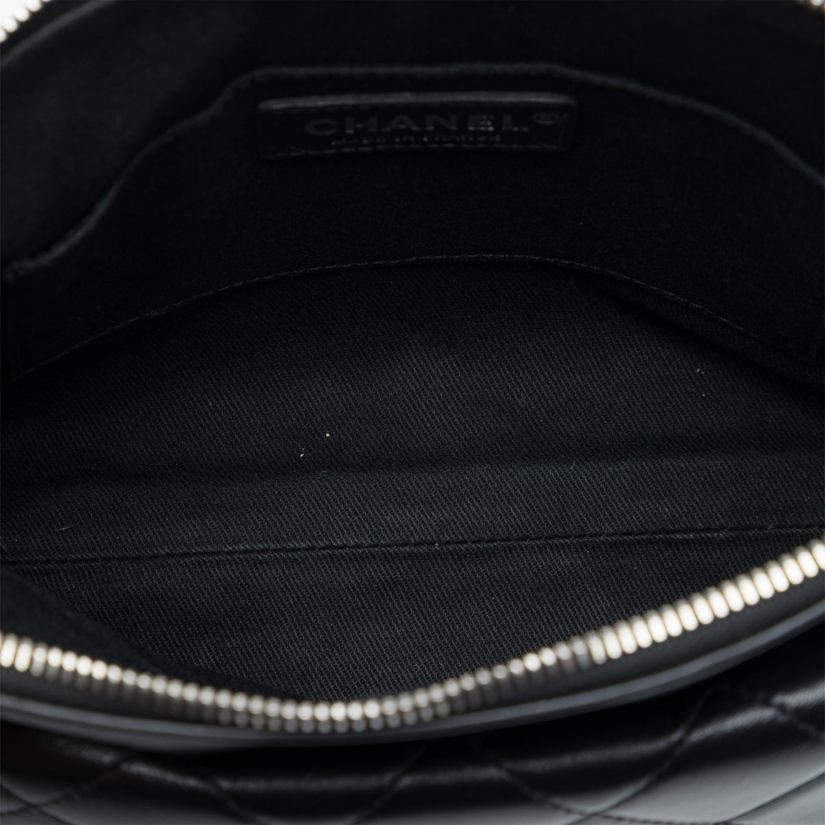 Chanel CC Quilted Lambskin Front Flap Crossbody