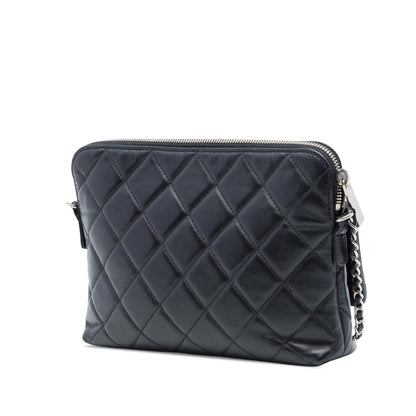 Chanel CC Quilted Lambskin Front Flap Crossbody