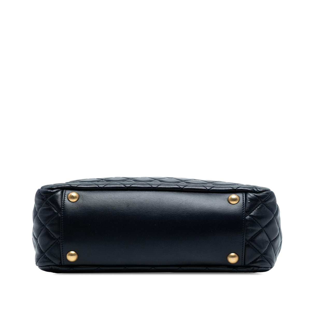 Chanel CC Quilted Lambskin Front Pocket Shopping Tote