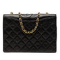 Chanel CC Quilted Lambskin Full Flap Crossbody