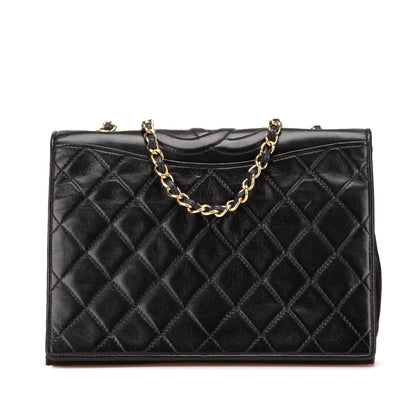 Chanel CC Quilted Lambskin Full Flap