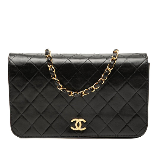Chanel CC Quilted Lambskin Full Single Flap