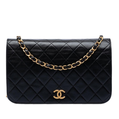Chanel CC Quilted Lambskin Full Single Flap
