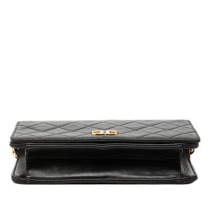 Chanel CC Quilted Lambskin Full Single Flap