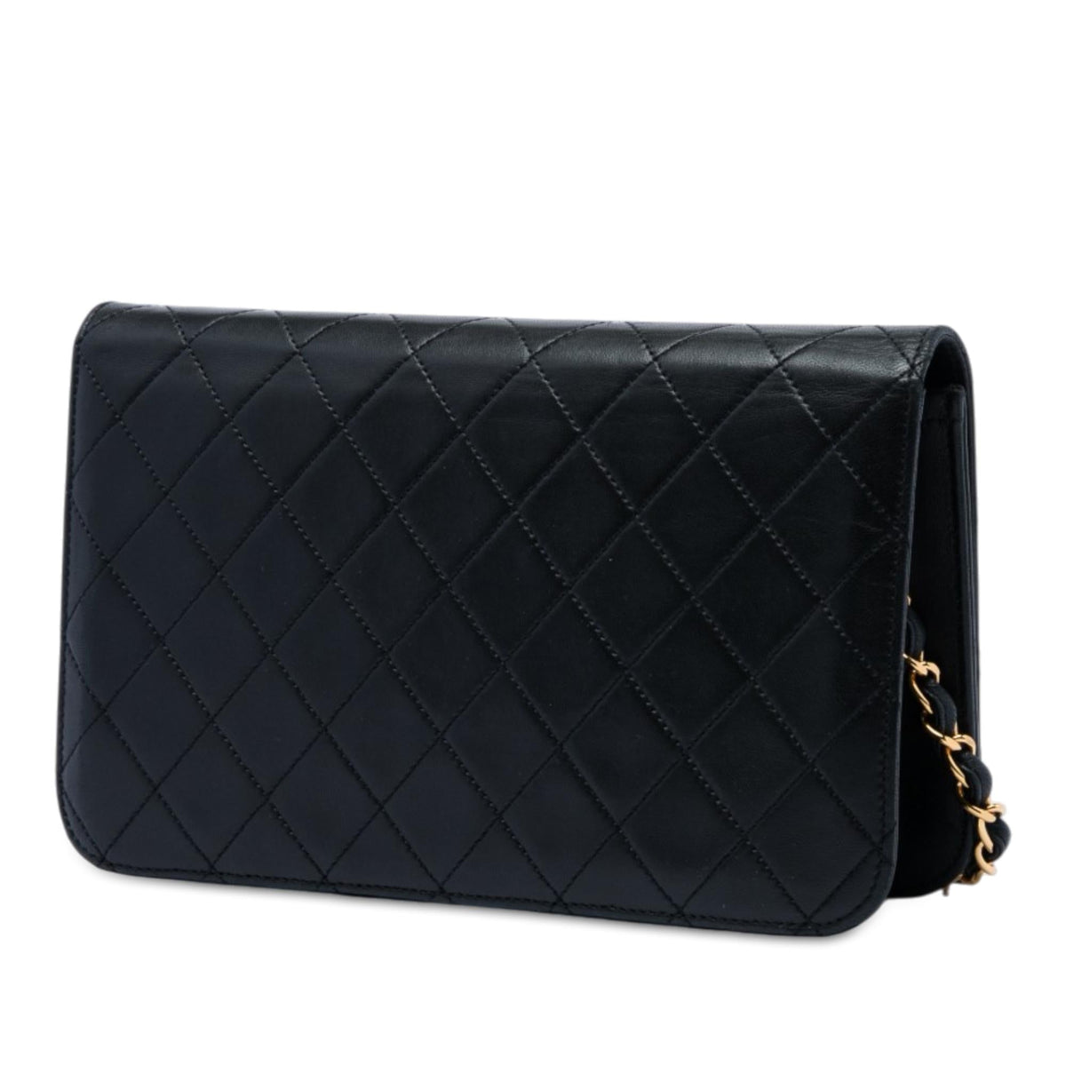 Chanel CC Quilted Lambskin Full Single Flap