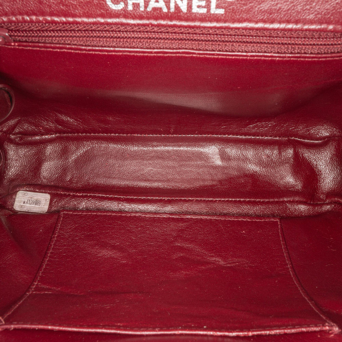 Chanel CC Quilted Lambskin Kiss Lock Frame Top Handle Bag