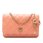 Chanel CC Quilted Lambskin Pearl Crush Wallet On Chain