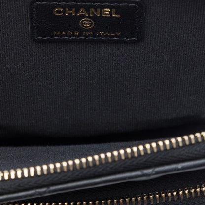 Chanel CC Quilted Lambskin Phone Holder With Chain