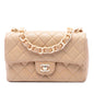 Chanel CC Quilted Lambskin Resin Chain Single Flap