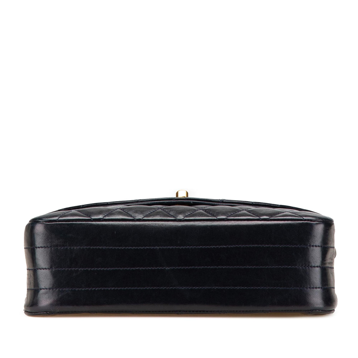 Chanel CC Quilted Lambskin Round Flap