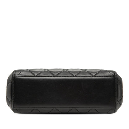 Chanel CC Quilted Lambskin Shoulder Bag