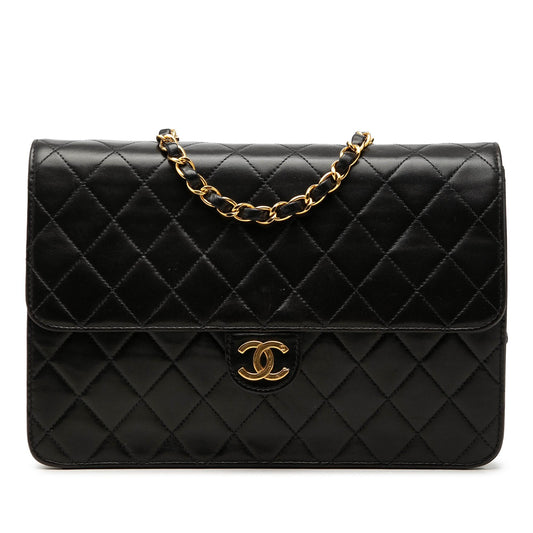 Chanel CC Quilted Lambskin Single Flap