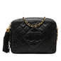 Chanel CC Quilted Lambskin Tassel Camera Bag