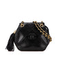 Chanel CC Quilted Lambskin Tassel Crossbody