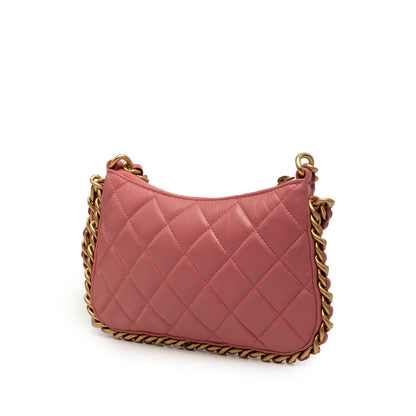 Chanel CC Quilted Lambskin Trendy Chain Around Hobo