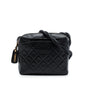 Chanel CC Quilted Lambskin Twisted Strap Crossbody