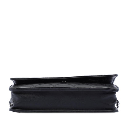 Chanel CC Quilted Lambskin Wallet On Chain