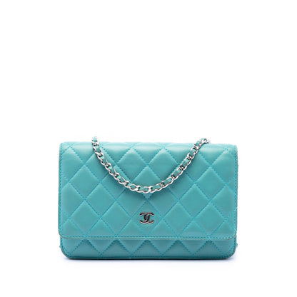 Chanel CC Quilted Lambskin Wallet On Chain