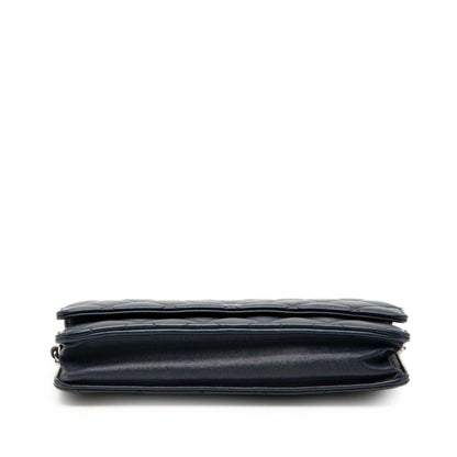Chanel CC Quilted Lambskin Wallet On Chain