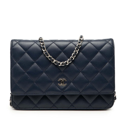Chanel CC Quilted Lambskin Wallet On Chain