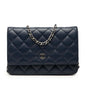 Chanel CC Quilted Lambskin Wallet On Chain