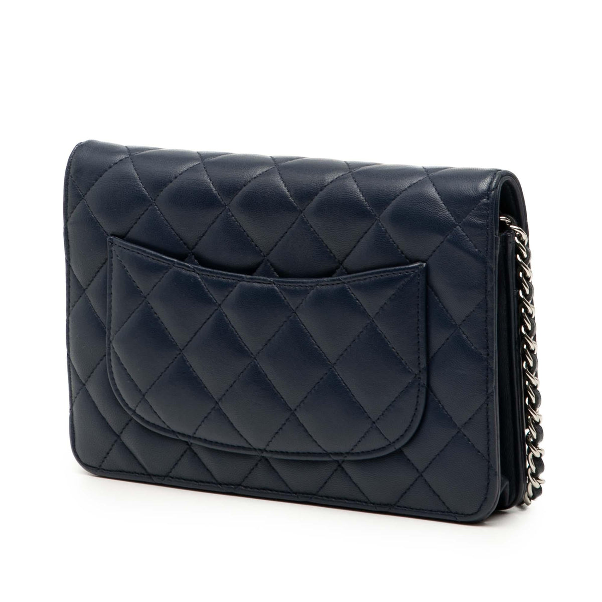 Chanel CC Quilted Lambskin Wallet On Chain