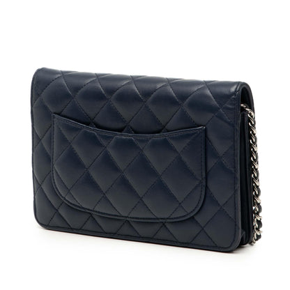 Chanel CC Quilted Lambskin Wallet On Chain