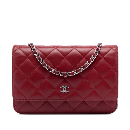 Chanel CC Quilted Lambskin Wallet on Chain
