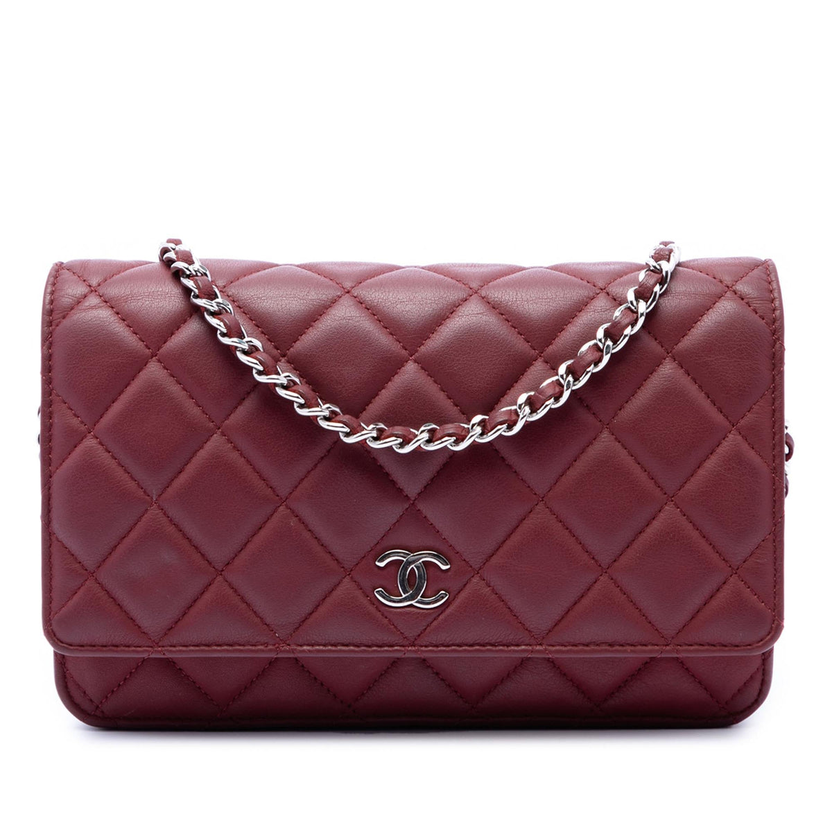 Chanel CC Quilted Lambskin Wallet on Chain