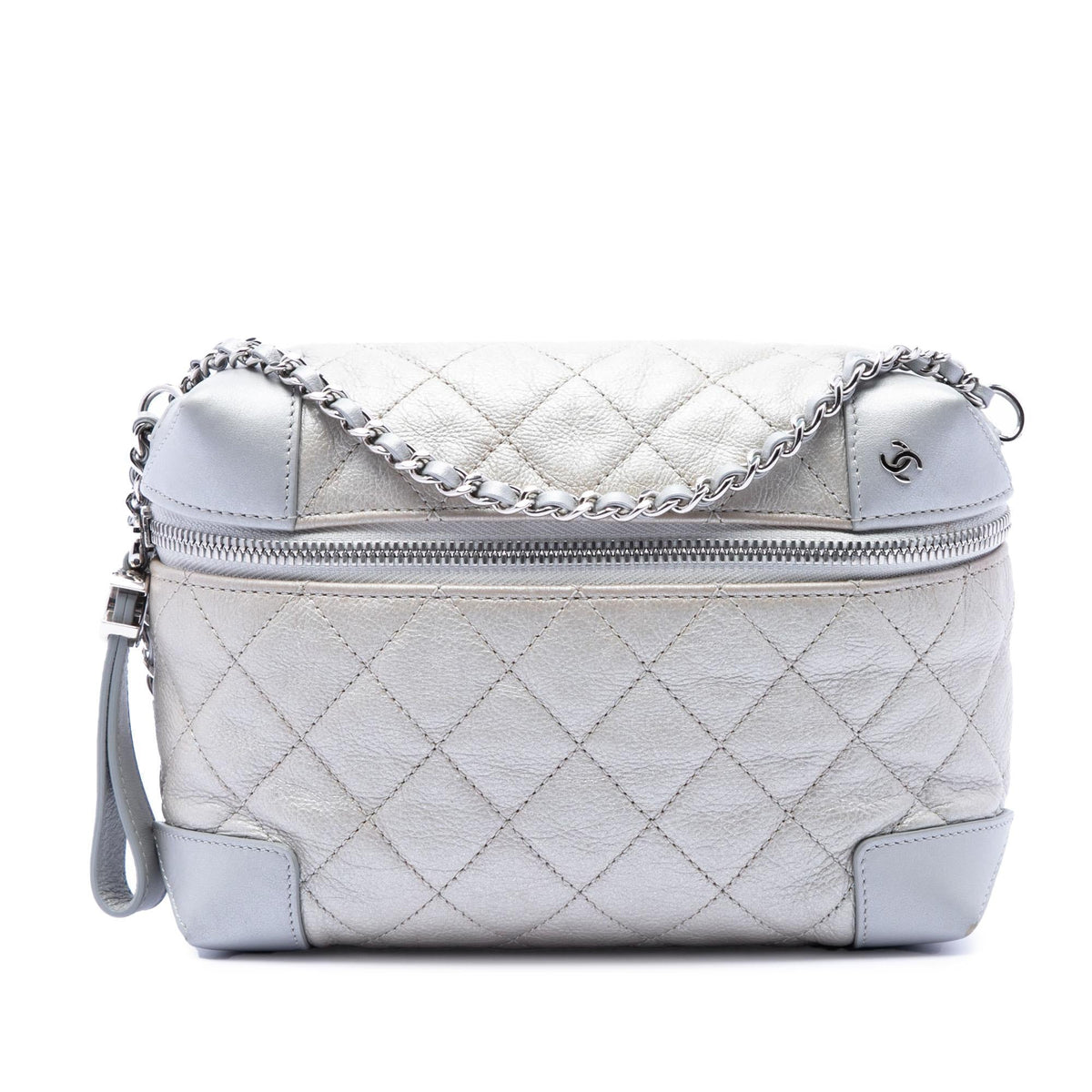 Chanel CC Quilted Metallic Calfskin Street Allure Camera Bag
