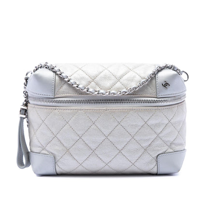 Chanel CC Quilted Metallic Calfskin Street Allure Camera Bag