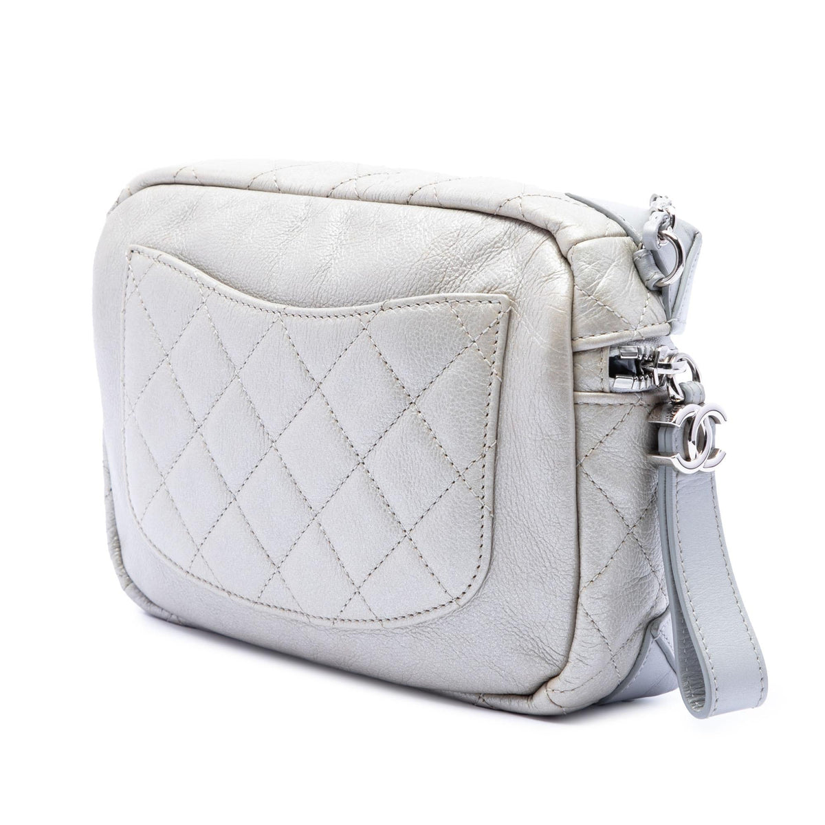 Chanel CC Quilted Metallic Calfskin Street Allure Camera Bag