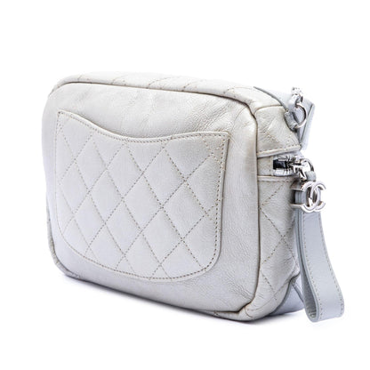 Chanel CC Quilted Metallic Calfskin Street Allure Camera Bag