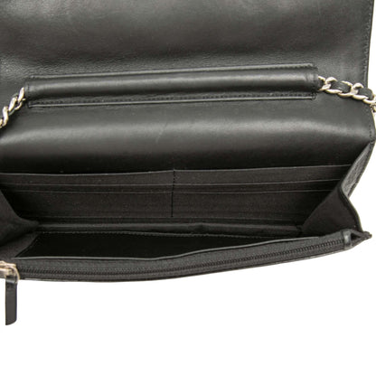 Chanel CC Quilted Patent Brilliant Wallet On Chain