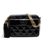 Chanel CC Quilted Patent Camera Bag