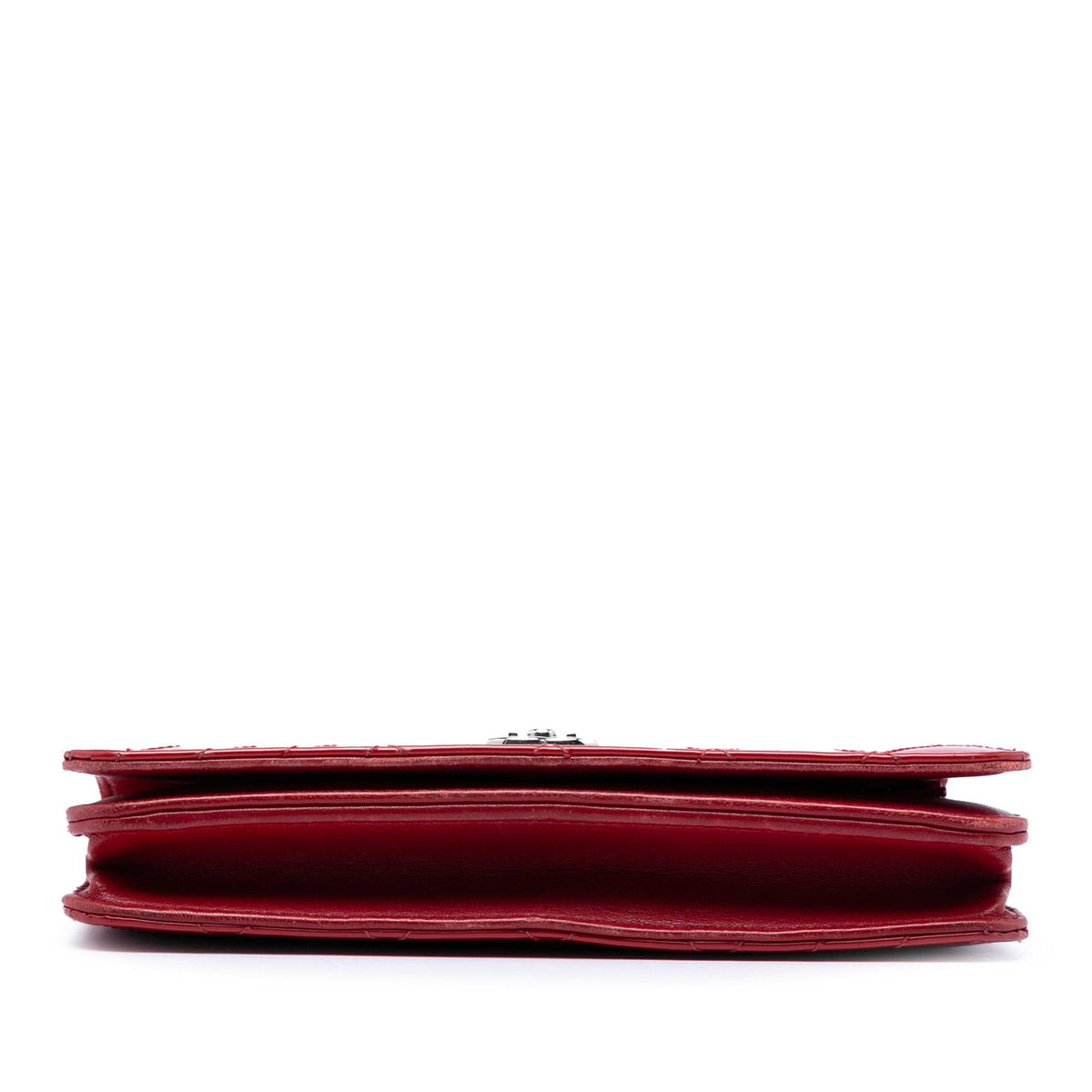 Chanel CC Quilted Patent Coco Boy Wallet On Chain